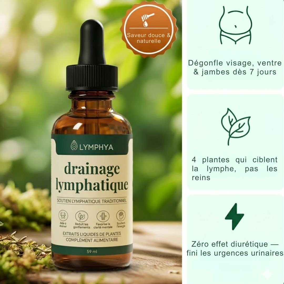 Lymphya Élixir — Drainage Lymphatique Naturel - Lymphya